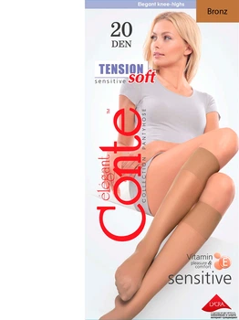 Гольфи Conte Tension Soft 20 Den Bronz (4810226052297)