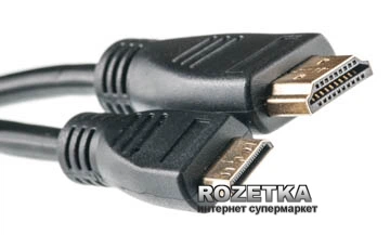 Кабель PowerPlant mini HDMI - HDMI 5 м, позолоченные коннекторы, v1.3 (KD00AS1246)