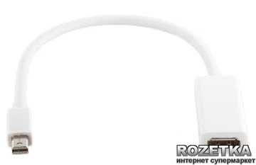 Кабель-переходник PowerPlant mini DisplayPort - HDMI 0.15 м (KD00AS1238)