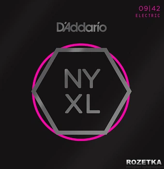 Струны для электрогитар D'Addario NYXL0942 Nickel Super Light (9-42)