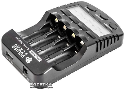 Зарядное устройство для аккумуляторов AA/AAA PowerPlant PP-EU1000 (DV00DV2362)