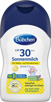 Солнцезащитное молочко Bubchen Sensitive с коэффициентом защиты +30 150 мл (40055695)