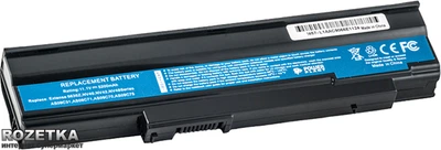 Акумулятор PowerPlant AS09C31 5635Z для Acer Extensa 5635ZA Black (11.1V/5200mAh/6 Cells) (NB00000212)