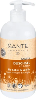 БИО-гель для душа Sante Family Кокос и Ваниль 500 мл (4025089075134)