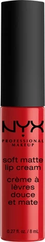 Pomadka w płynie NYX Professional Makeup Soft matowa 01 Amsterdam (800897142827)