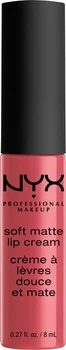 Pomadka w płynie NYX Professional Makeup Soft matowa 08 San Paulo (800897142896)