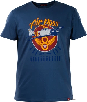 Мужская Футболка хлопковая длинная мужская Airboss Red sun XL Blue (2000000001197)