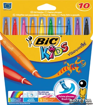Фломастеры BIC Visaquarelle 10 цветов 10 шт (3270220001553)