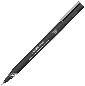 Ручка лайнер Uni Pin Fine Linе Черная 0.2 мм (PIN02-200.Z.Black)