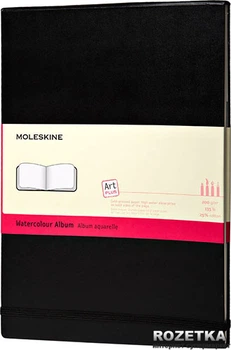 Записная книга Moleskine Folio 21 х 30 см 60 страниц без линовки Черная (9788862931946)