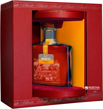 Коньяк Martell Cohiba 0.7 л 43% у подарунковій упаковці (3219820003796)