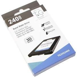 Накопитель SSD T&G, SATA3, 2.5", 240Gb,3D TLC, 500/450 MB/s