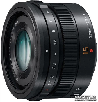 Panasonic Micro 4/3 Lens 15mm Black (H-X015E-K)