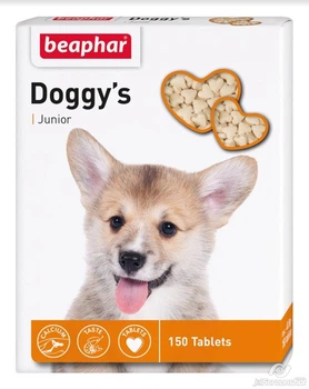 Вітамінізоване ласощі Beaphar Doggys Junior для цуценят 150 таб (12575) (8711231125753)
