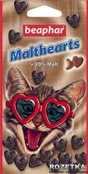 Лакомства для кошек Beaphar Malthearts для выведения шерсти из желудка 150 шт (12930) (8711231129300)