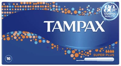 Тампоны Tampax Super Plus Duo с аппликатором 16 шт (4015400075110)