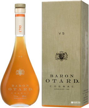 Коньяк Baron Otard VS от 3 лет выдержки 0.7 л 40% в подарочной упаковке (3253781210022)
