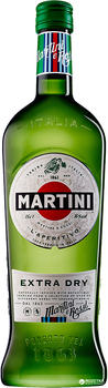 Вермут Martini Extra Dry сухий 1 л 18% (5010677935005)