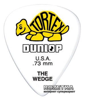Медиаторы Dunlop 424P.73 Tortex Wedge Player's Pack 0.73 мм (12 шт.)