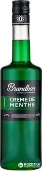 Лікер Brandbar Crem de Menthe 0.7 л 22% (4820085491182)