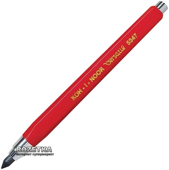 Корпус-олівець механічний Koh-i-Noor 5.6 мм Пластик Червоний (5347)