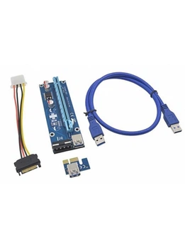 Райзер Molex PCI-E 1x to 16x 60см USB mining б/у
