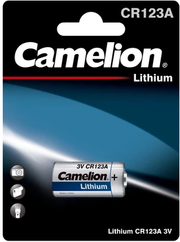 Батарейка Camelion Photo Lithium CR123A 1 шт (CR123A-BP1)