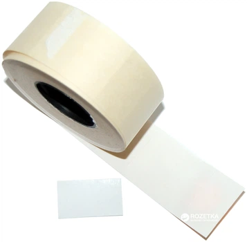 Этикет-лента Aurika 26х16 мм 1000 этикеток прямоугольная 25 шт White (2616W)
