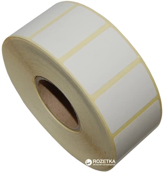 Термоетикетка Aurika Eco 58х30 мм 1000 етикеток прямокутна 10 шт White (5830T)