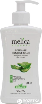 Засіб для інтимної гігієни Melica Organic з молочною кислотою та екстрактом алое 300 мл (4770416342105)