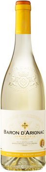 Вино Baron d'Arignac біле напівсолодке 0.75 л (3500610051128)