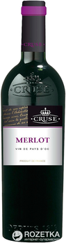 Вино Cruse Merlot червоне сухе 0.75 л 13.5% (3500610062650)
