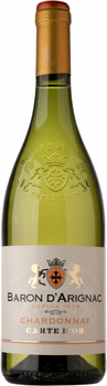 Вино Baron d'Arignac Chardonnay біле сухе 0.75 л (3263280115957)