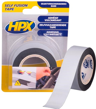 Вулканизирующая изоляционная лента HPX Self-Fusion 25 мм x 3 м Черная (SF2503)
