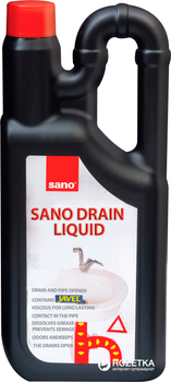 Средство для очистки водостоков Sano Drain Liquid 1 л (7290012117916)