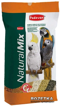 Повсякденний корм для великих папуг Padovan NaturalMix Pappagalli 18 кг (PP00006)