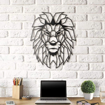 Об'ємна картина з дерева DecArt Lion 115х90 см