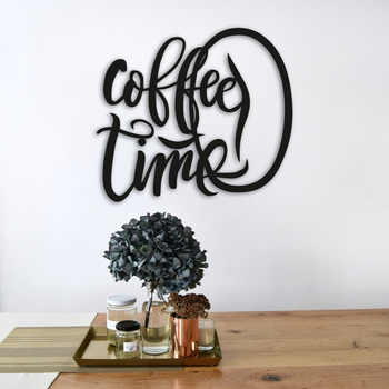 Об'ємна картина з дерева DecArt Coffe Time 80х71 см