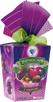Конфеты Аметист Плюс Чернослив с орехом 250 г (4820148610567)