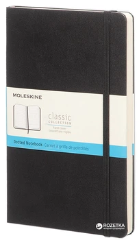 Записная книга Moleskine Classic 13 х 21 см 240 страниц в точку Черная (8051272892703)