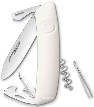 Швейцарский нож Swiza D03 White (KNI.0030.1020)