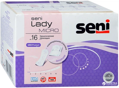 Урологічні прокладки Seni Lady Micro 16 шт (5900516694166)
