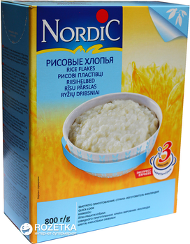 Хлопья рисовые NordiC 800 г (6416597838430)