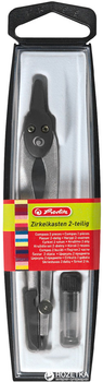 Циркуль Herlitz в футлярі + грифель Чорний (8710006)
