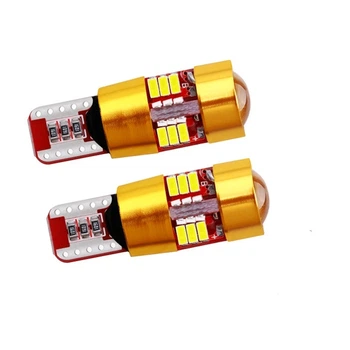 Светодиодная лампа&nbsp;Т10 W5W 27SMD 3014 с обманкой Autoexpect 12V Белая (11389)