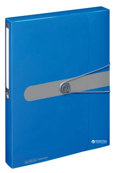 Папка-бокс Herlitz Easy Orga To Go А4 на резинке Синяя (11206125)