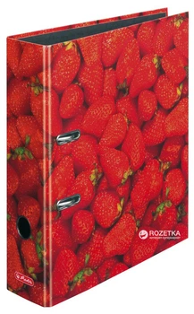 Папка-регистратор Herlitz maX.file World of Fruit Strawberry А4 80 мм Разноцветная (10485126)