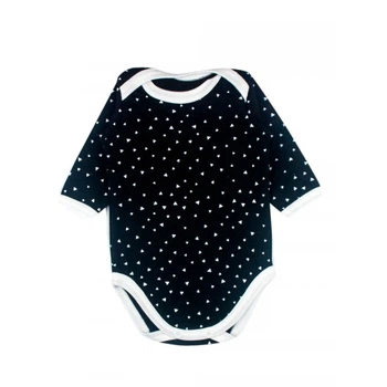 Бодик черный Little stars MISHKA 1011 Размер 80