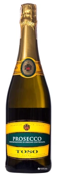 Вино ігристе TOSO Prosecco Spumante Extra Dry DOC біле сухе 0.75 л (8002915002232)