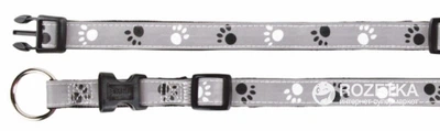Ошейник Trixie 12221 Silver Reflect светоотражающий XS-S 22-35 см 15 мм Серый (4011905122212)